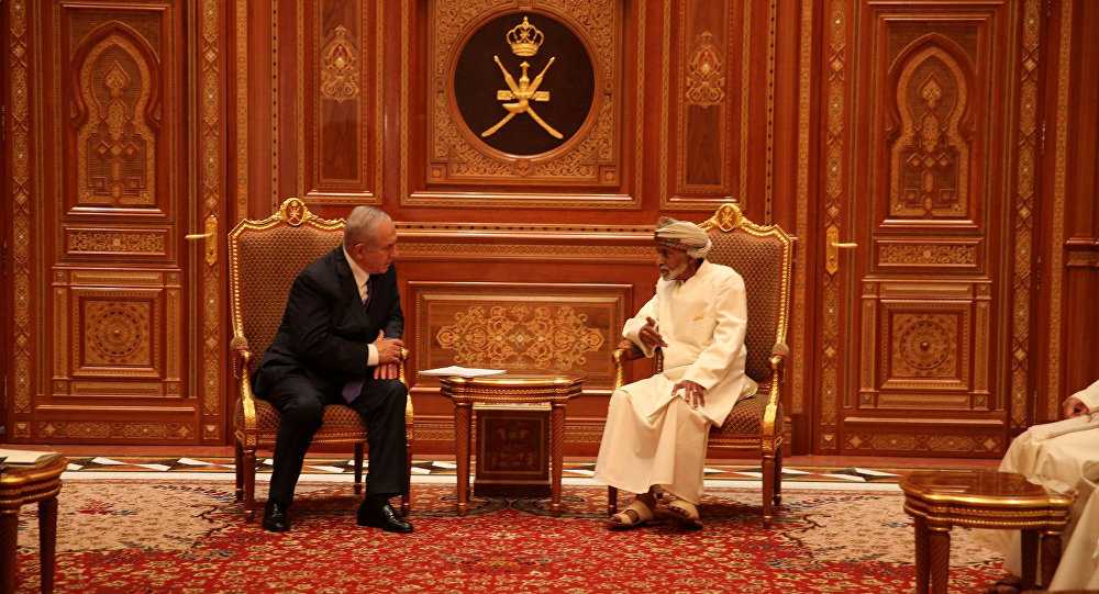 لسلطان قابوس حاكم عمان - رئيس الوزراء الاسرائيلي بنيامين نتنياهو